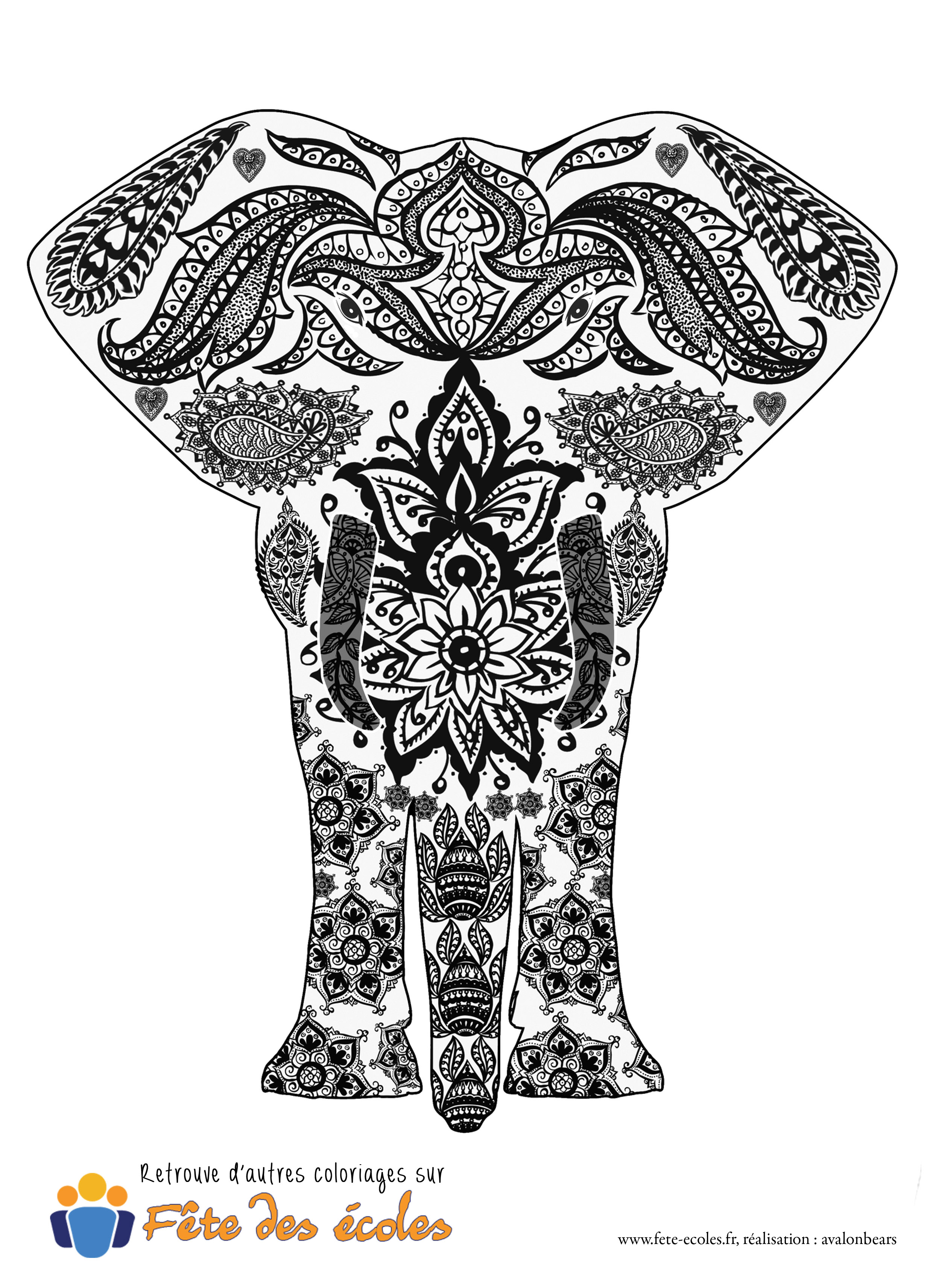 elephant mandala avalonbears
