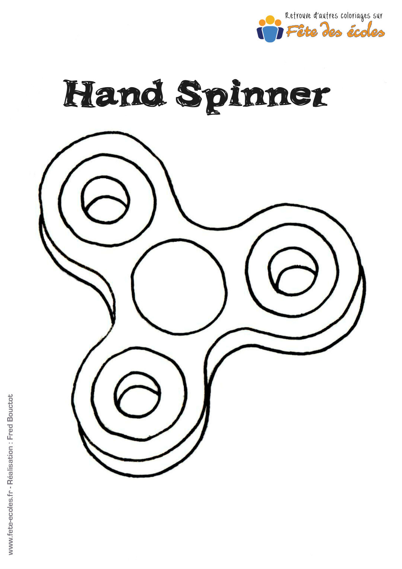 coloriage hand Spinner