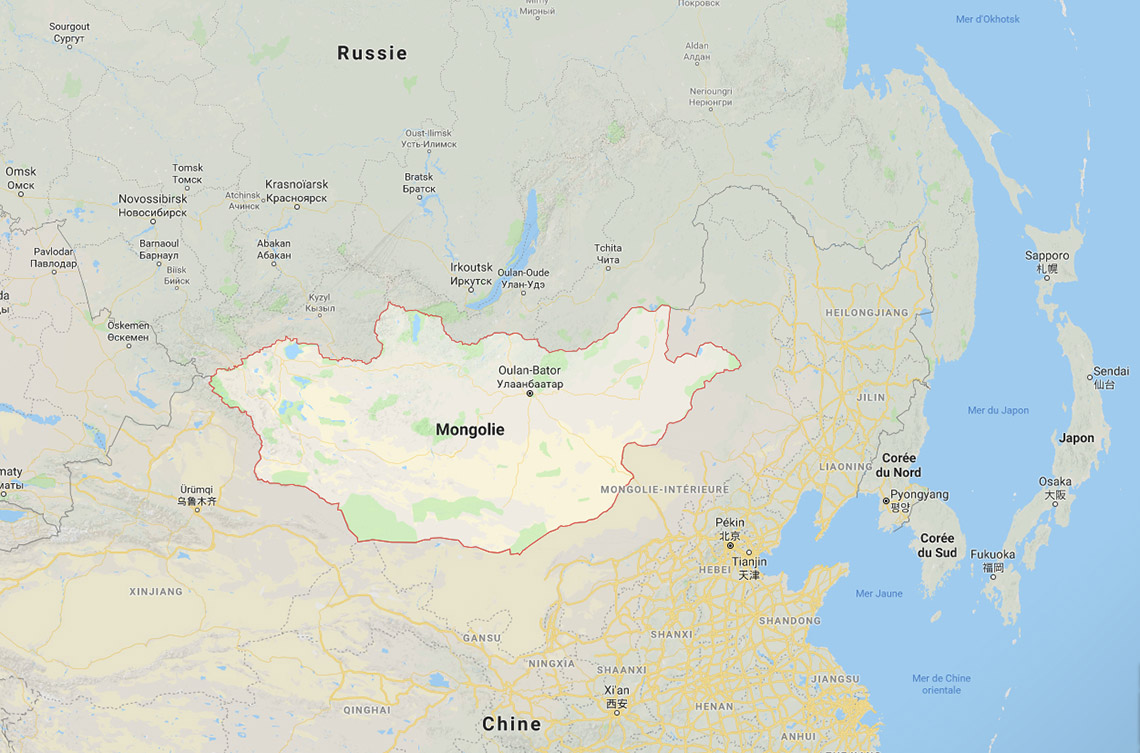 La Mongolie est un pays qui se trouve entre la Chine et la Russie