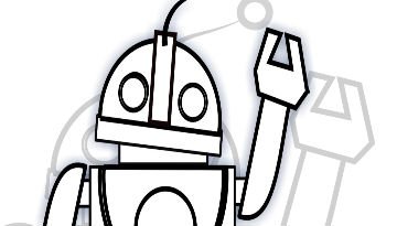 vignette d&#039;un robot qui dit bonjour