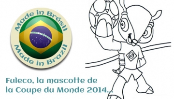 Fuleco, la macotte de la coupe du Monde de footbal 2014